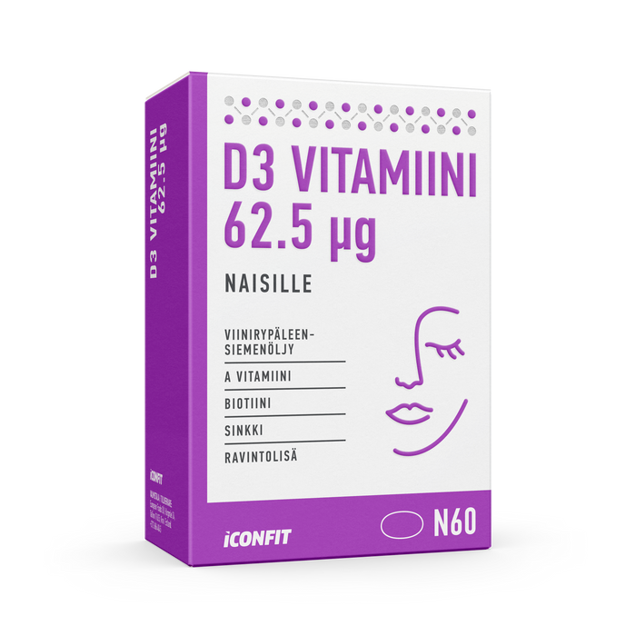 ICONFIT D3-vitamin nőknek 2500 IU (60 kapszula)