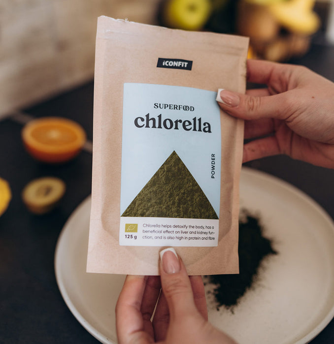ICONFIT Luomu chlorella-jauhe (125 g)