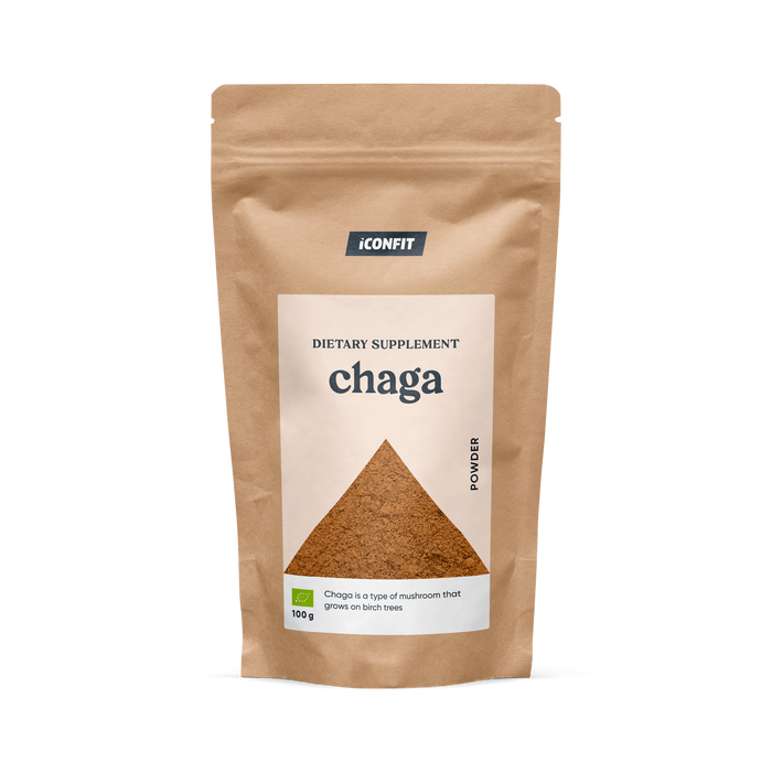 ICONFIT Økologisk Chaga Pulver (100 g)