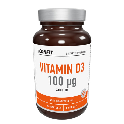 ICONFIT Vitamin D3 4000 IU, 100 µg, 90 Capsules — Nordic pack interactive 3D