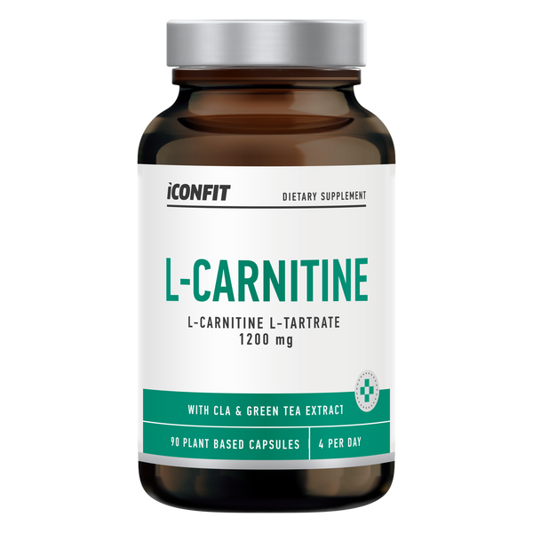 ICONFIT L-Carnitine CLA-val és zöld teával (90 kapszula)