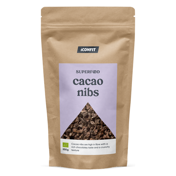 ICONFIT Éclats de fèves de cacao cru bio (200g)
